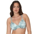 thumbnail image 1 of Bali® One Smooth U® Smoothing & Concealing Underwire Bra 3W11 Color: Blue Patina Leaf Size: 36 C, 1 of 4