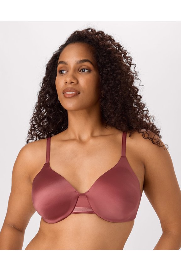One Smooth U Smoothing & Concealing Underwire Bra Mahogany Red 38D