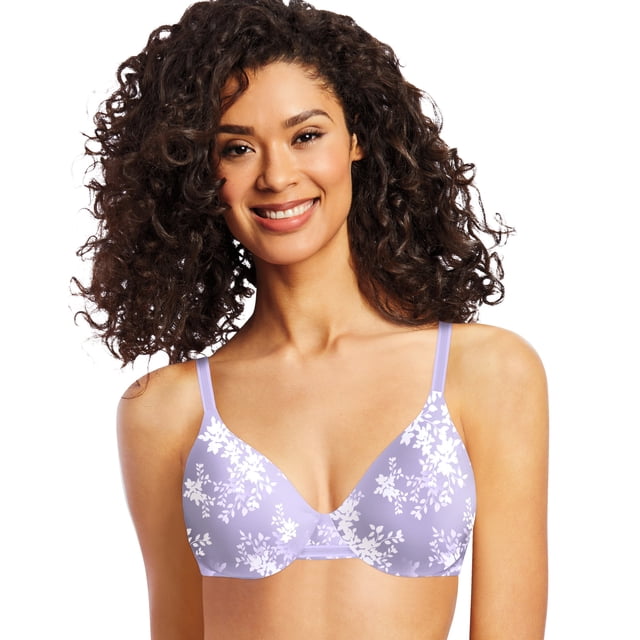 Bali One Smooth U Underwire Bra - Smoothing & Concealing Full Coverage Bra For No Show-Through