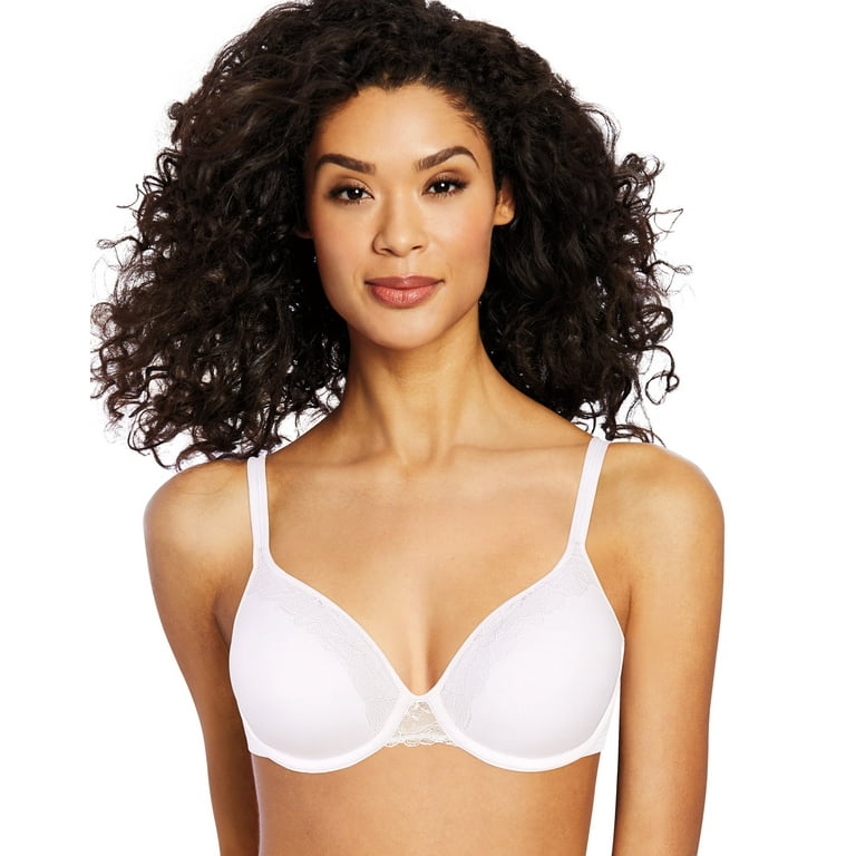 Bali® One Smooth U® Ultra Light Lace with Lift Underwire White 34DD Women's
