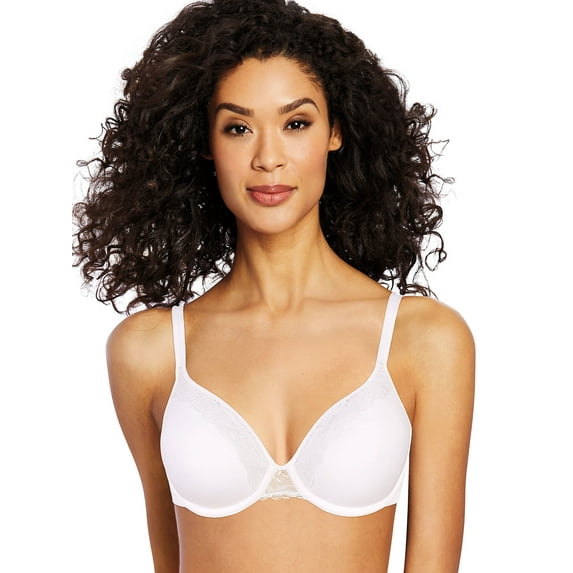 Bali® One Smooth U® Ultra Light Lace with Lift Underwire White 38D Women's