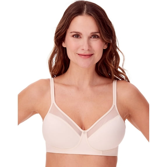 Bali One Smooth U® Ultra Light Wirefree Bra Beige 38B Women's