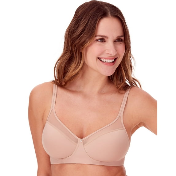 Bali One Smooth U® Ultra Light Wirefree Bra Nude 40DD Women's