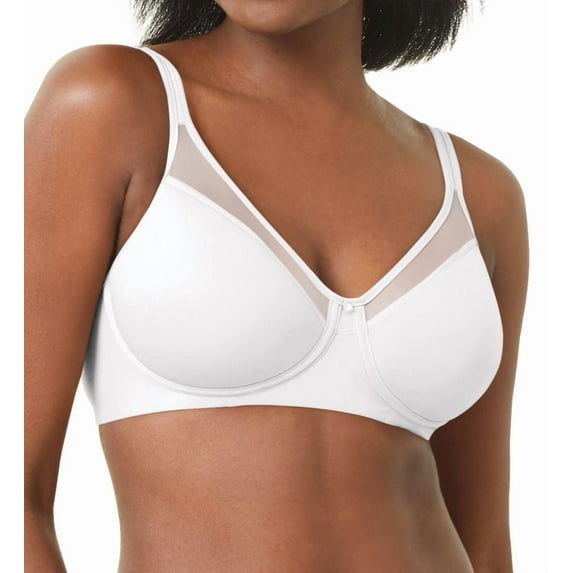 Bali One Smooth U® Ultra Light Wirefree Bra White 34B Women's