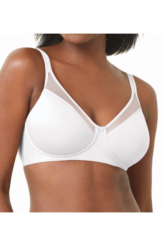 One Smooth U® Ultra Light Wirefree Bra White 38B Women's