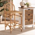 thumbnail image 1 of Bali & Pari Natural Rattan BOHO Counter Stool with Seville Design, Dining Room (Set of 1), 1 of 8