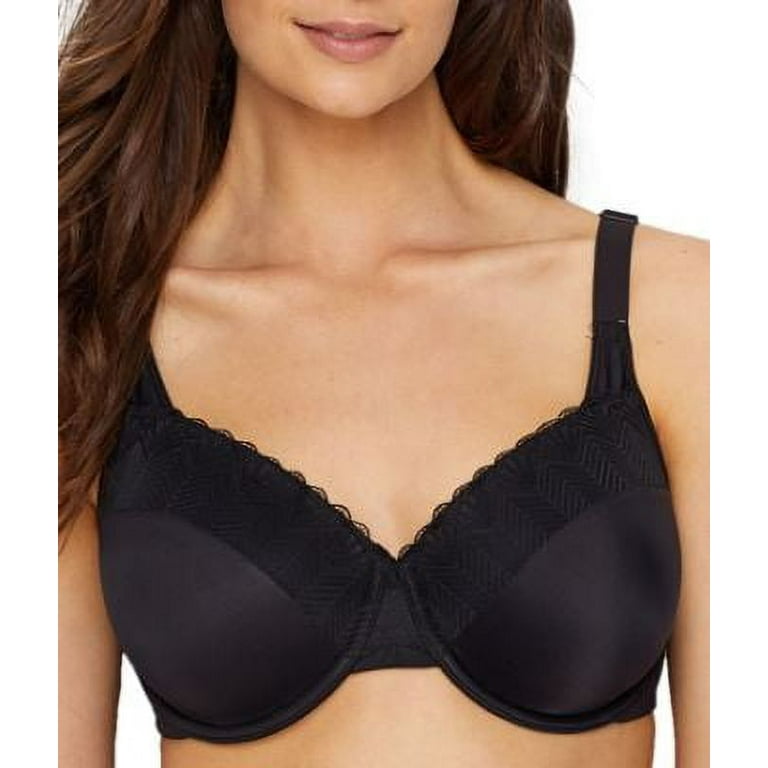 Bali Passion For Comfort® Smoothing & Light Lift Underwire Bra Black Lace  38C Women's