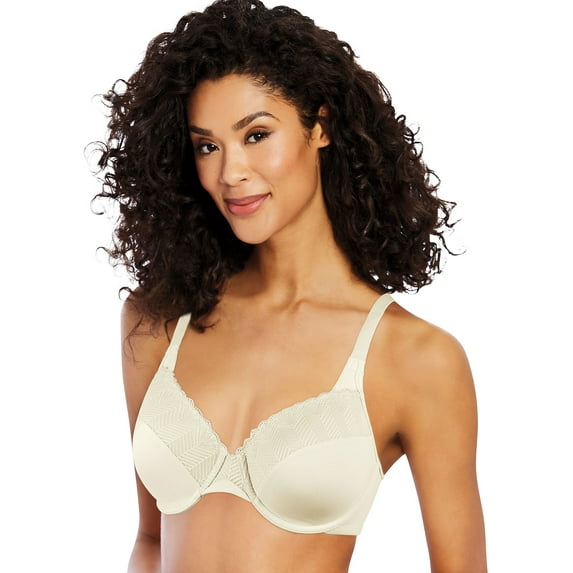 Bali Passion For Comfort Smoothing & Light Lift Underwire Bra Pearl Lace 34DD Women's