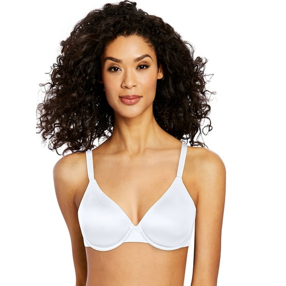 Bali Passion For Comfort Smoothing & Light Lift Underwire Bra White 44C Women's
