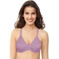 thumbnail image 1 of Bali Passion for Comfort® Back Smoothing Underwire Bra Greenhouse Lavender Lace 42DD Women's, 1 of 2