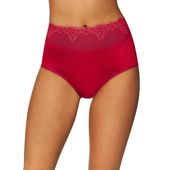 Bali Passion for Comfort Brief Scarlet Berry 9 Women's