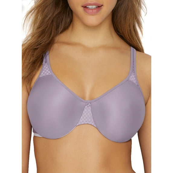 Bali Passion for Comfort Minimizer Underwire Bra Purple Shade/Morning Dew 40C Women's