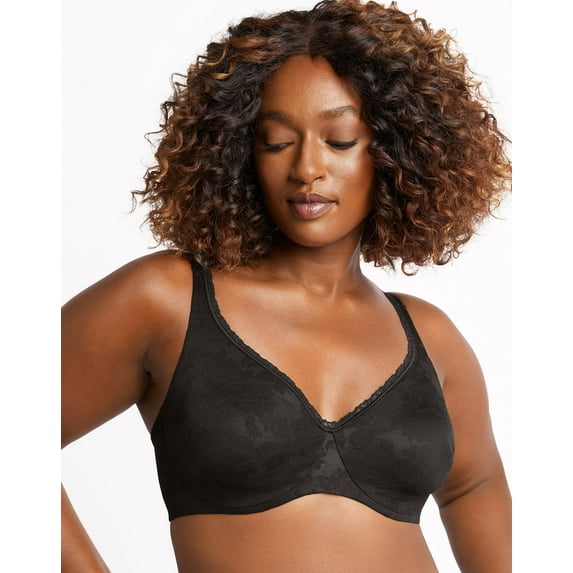 Bali Passion for Comfort Smooth Lace Underwire Bra DF6590 Color: Black Size: 38 DDD