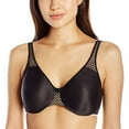 thumbnail image 1 of Bali Passion for Comfort Women`s Seamless Minimizer Underwire Bra - Best-Seller (Pack of 2) 2 Black/Nude Check Lace, 1 of 1