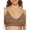 thumbnail image 1 of Bali SANDSTORM PRINT BLACK Comfort Revolution Easylite Seamless Bra, US 3X-Large, 1 of 3