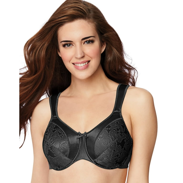 Baetty 32-40（B-DD） Women’s Light Thin Comfort Lace Lift Wirefree Full  Coverage Minimizer Unlined Rabbit Ear Cup Everyday Bra 
