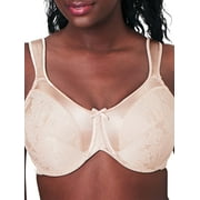 Bali Double Support Lace Wireless Bra Soft Taupe 42D Women's
