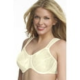 thumbnail image 1 of Women's Bali 3562 Satin Tracings Minimizer Underwire Bra (Vanilla 42D), 1 of 7