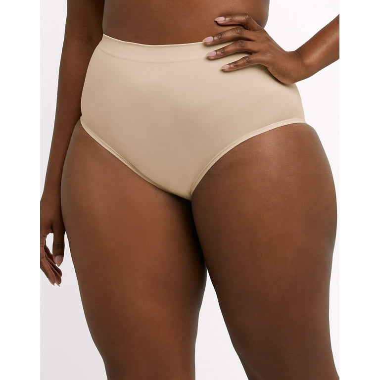 Bali Seamless Shaping Brief 2-Pack Soft Taupe 2XL Women's