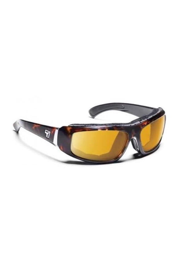 Bali Sharp View Yellow Sunglasses- Glossy Black - Medium & Large