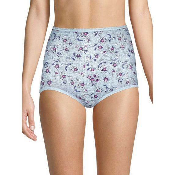 Bali Skimp Skamp® Brief, 3-Pack Blushing Pink/Greenhouse Lavender/Mini Spotted Floral 6 Women's