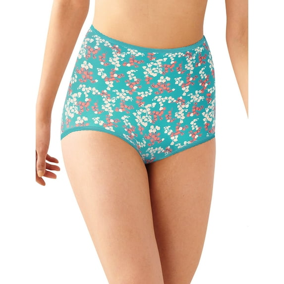 Bali Skimp Skamp® Brief Panty Citrus Squeeze Bloom 9 Women's