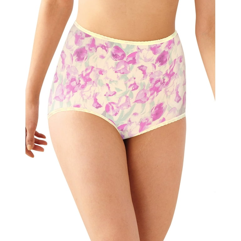 Bali Skimp Skamp® Brief Panty Late Summer Floral Print 7 Women's 