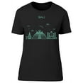 thumbnail image 1 of Bali Skyline T-Shirt Women -Image by Shutterstock, Female XX-Large, 1 of 2