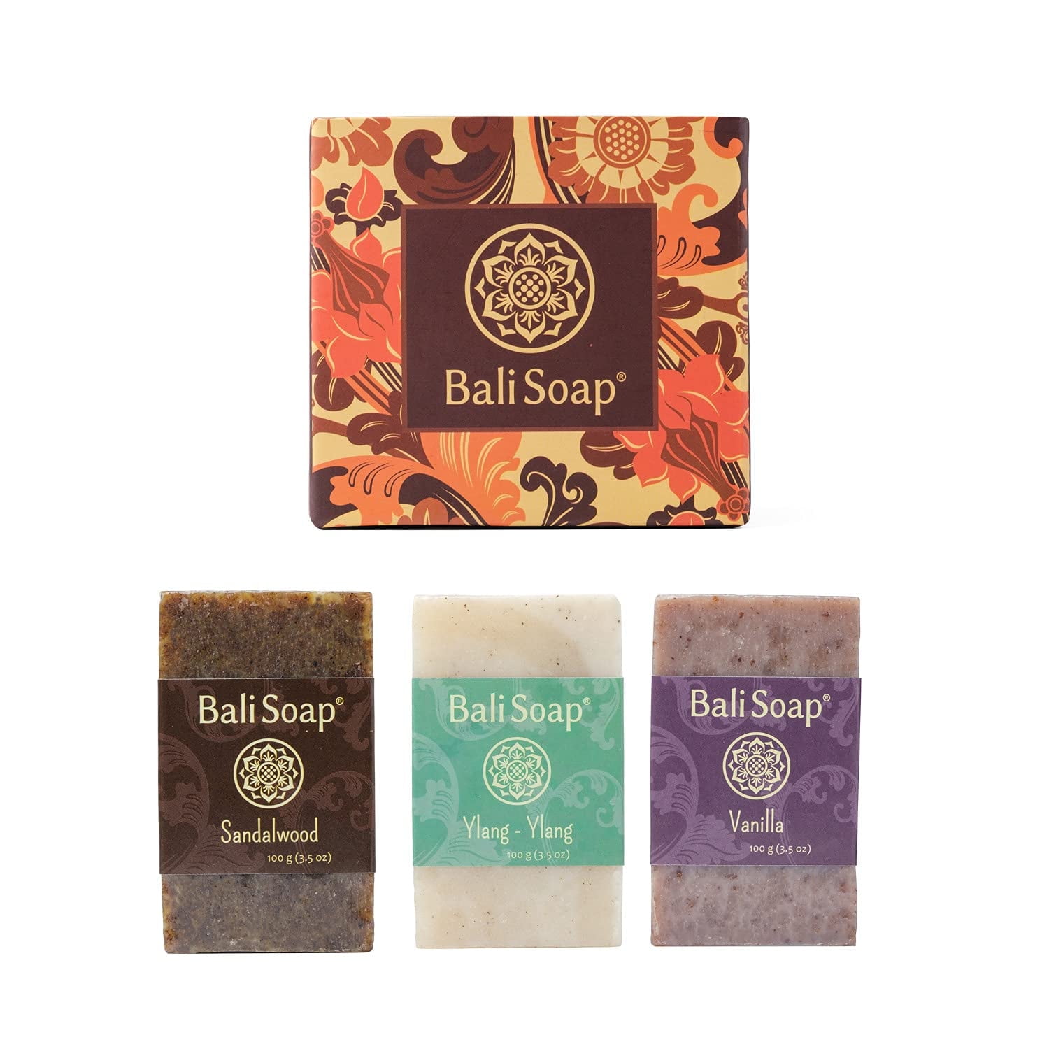Walmart Deals of Bali Soap - All Natural Soap Bar for Women and Men, All Skin Type, Handmade, Vegan 3.5 oz, 3 Bars