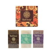 Bali Soap - All Natural Soap Bar for Women and Men, All Skin Type, Handmade, Vegan 3.5 oz, 3 Bars