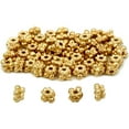 thumbnail image 1 of Bali Spacer Beads Gold Plated Jewelry 5mm Approx 50, 1 of 1