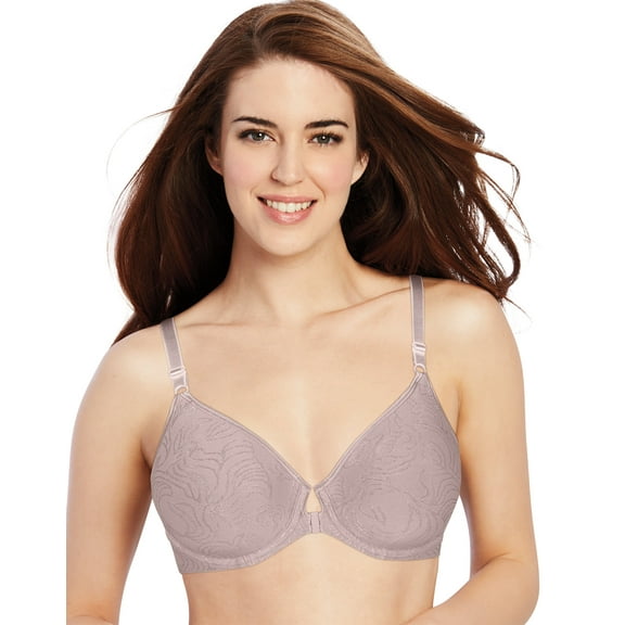 Women's Bali 3P66 Comfort Revolution Front-Close Underwire Bra (Warm Steel 36B)