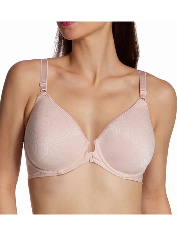 Women's Bali 3P66 Comfort Revolution Front-Close Underwire Bra (Sandshell 40D)