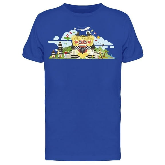 Bali Tropical Island T-Shirt Men -Image by Shutterstock, Male 3X-Large