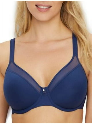 Bali Women's Passion for Comfort Minimizer, Full-Coverage Underwire Bra,  Seamless Cups, Regal Navy, 38DD