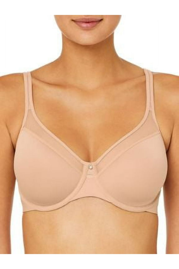Women's Bali 3439 One Smooth U Ultra Lite Neckline Bra (Nude 40B)