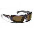 thumbnail image 1 of Bali Wind Blocking Padded Foam Photochromic Sunglasses for Outdoors, 100% UVA + UVB Protection, Dark Tortoise Frame/Yellow to Gray Lens, 1 of 4
