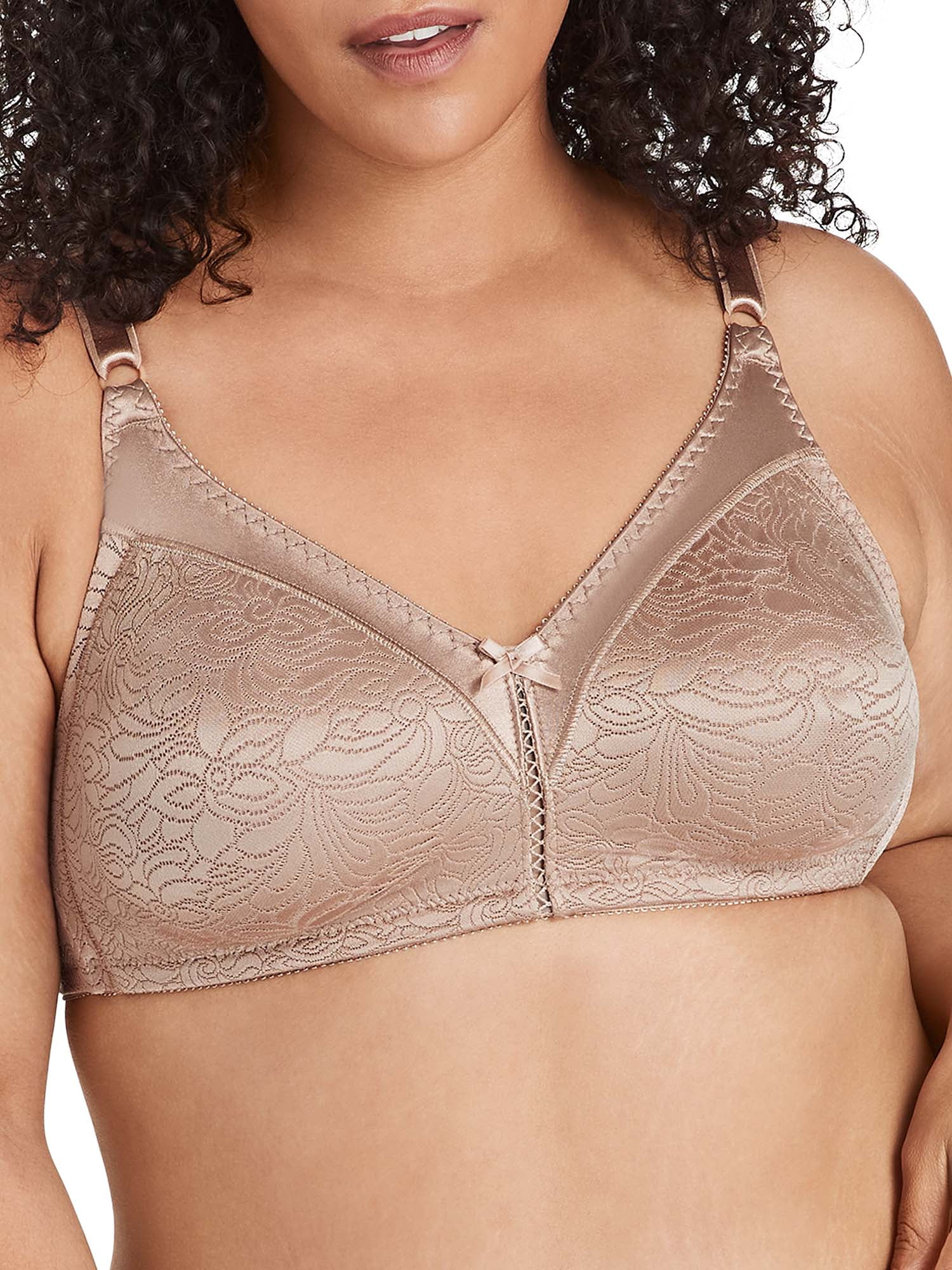 Bali Women's Double Support Lace Wirefree Bra at  Women's Clothing  store