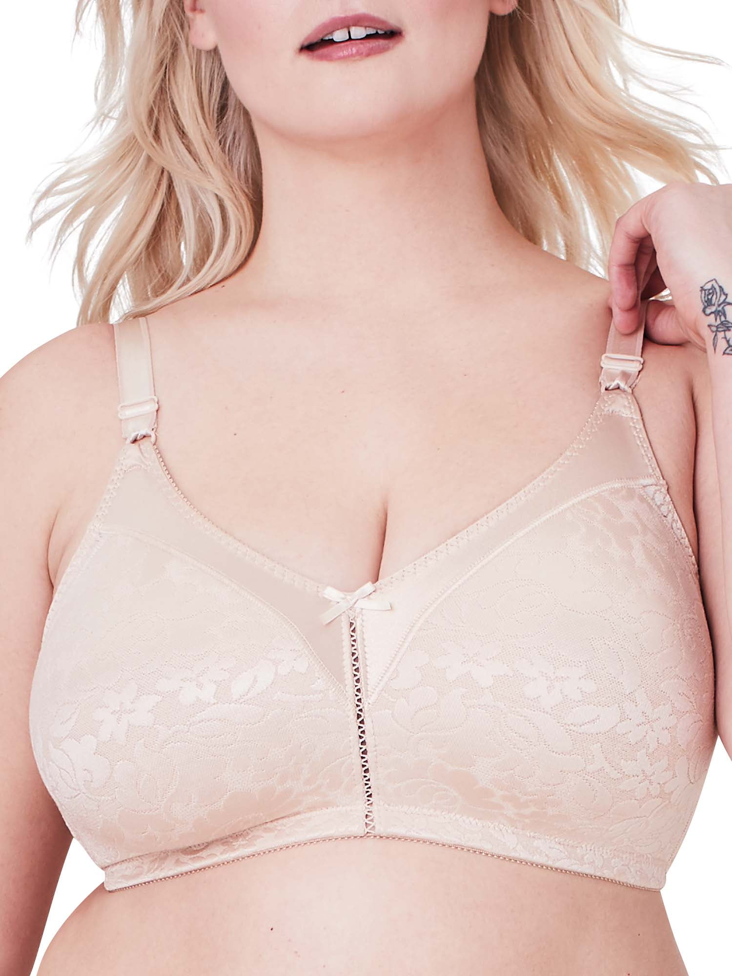 Bali Double Support Lace Wirefree Bra with Spa Closure 3372 