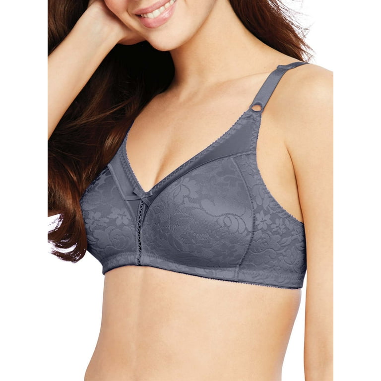 Women Double Support Every Bra Cotton Wirefree Comfort UBack Stretch Full  Figure