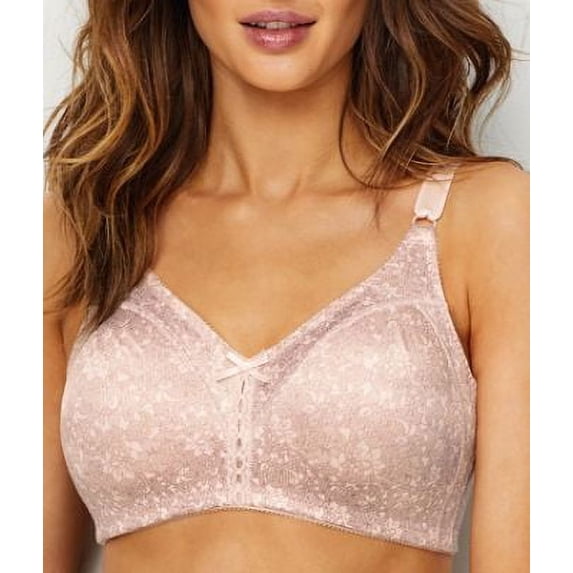 Bali Wire-Free Bra Womens Double Support Full Coverage Wicking Smooth 3820