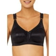 thumbnail image 1 of Women's Bali 3820 Double Support Cool Comfort Wirefree Bra (Black 44C), 1 of 2