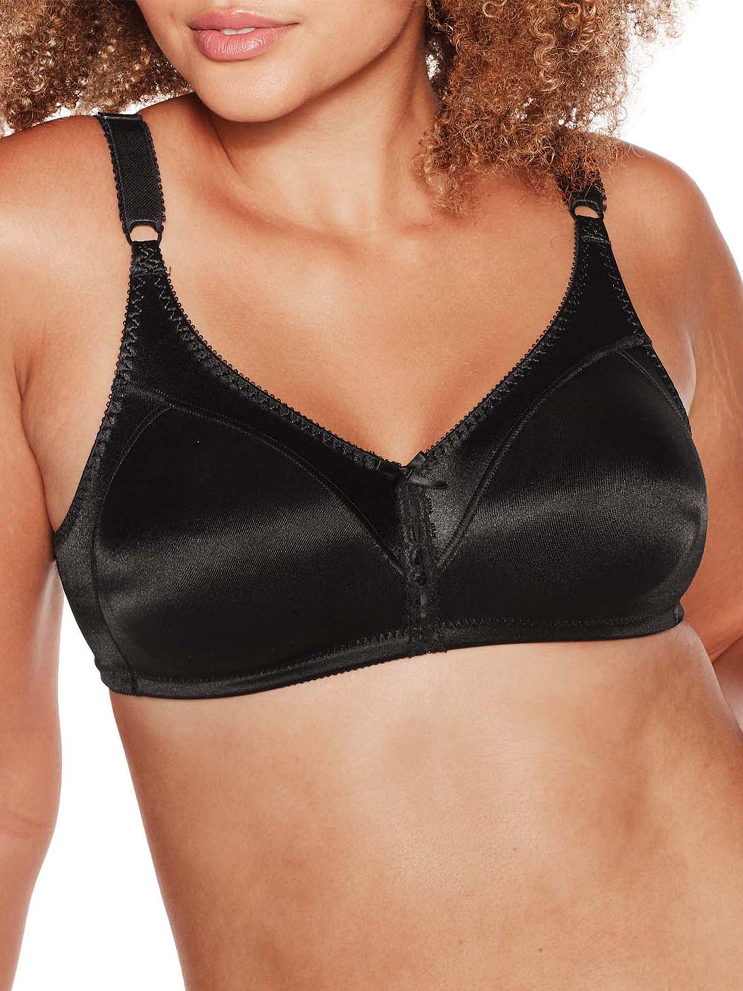 Bali Wireless Bra, Our Bestselling Wirefree Moisture-Wicking Bra, Double  Support Satin Full-Coverage Wireless Bra, Perfectly Purple, 36B :  : Clothing, Shoes & Accessories