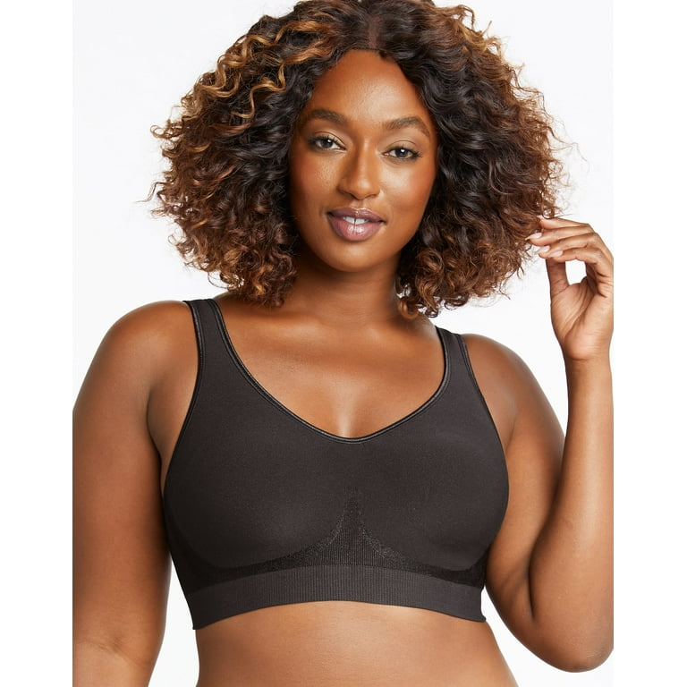 Bali Comfort Revolution ComfortFlex Fit Shaping Wirefree Bra (3488) in The  Navy Dot, M at  Women's Clothing store