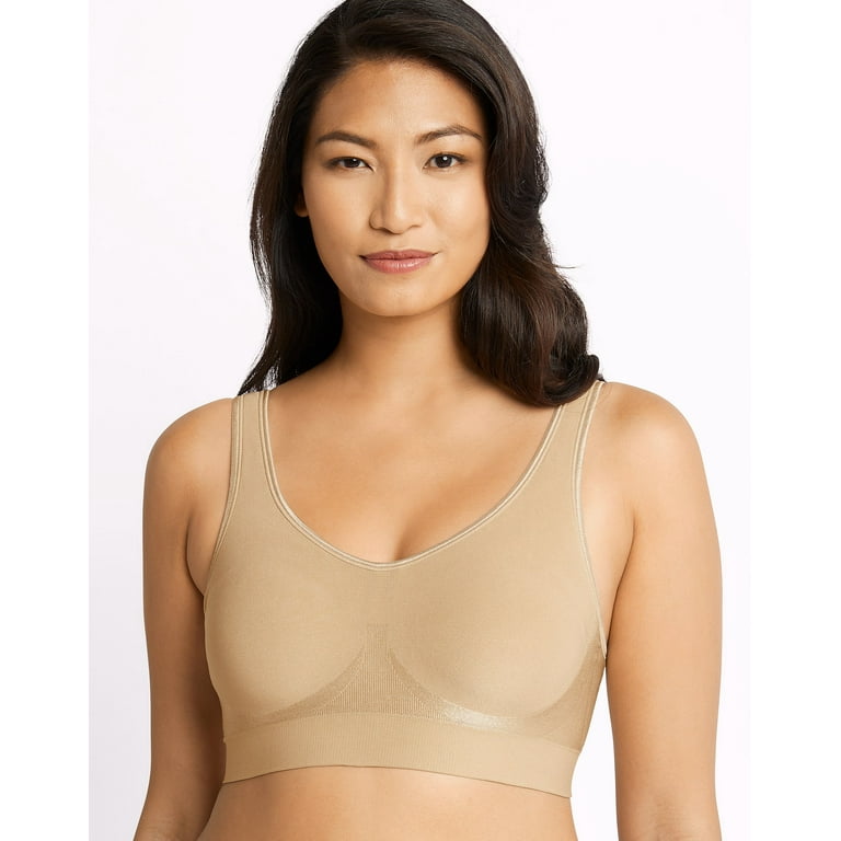 Bali Comfort Revolution ComfortFlex Fit Shaping Wirefree Bra (3488) Nude  Dot, S at  Women's Clothing store
