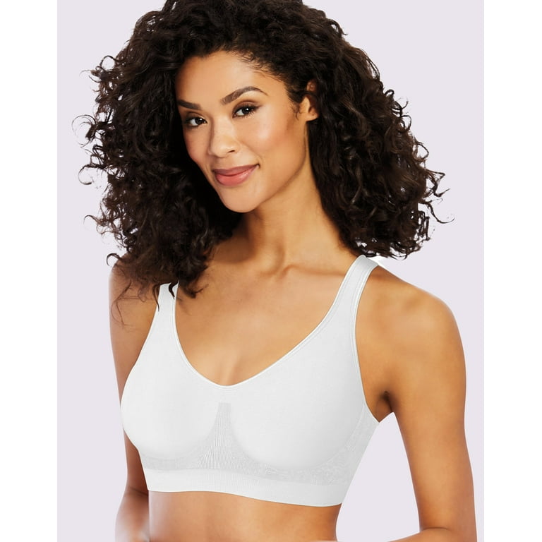 2 Pack Black and Nude Bali Comfort Revolution Bra Wireless Smart Sizes at   Women's Clothing store