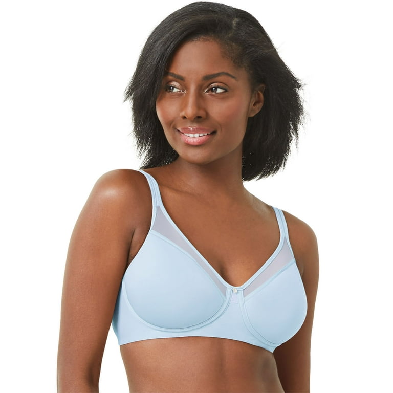 Bali One Smooth U® Ultra Light Wirefree Bra - Size - 36DD - Color - Blue  Whimsy