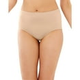 thumbnail image 1 of Bali Women's 3 Pack Comfort Revolution Brief Panty, Light Beige, 8/9, 1 of 1