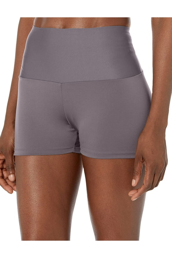 Women's B Kind Hi Waist Smoothing Mid-Thigh Boyshort DF2002, Excalibur, Small