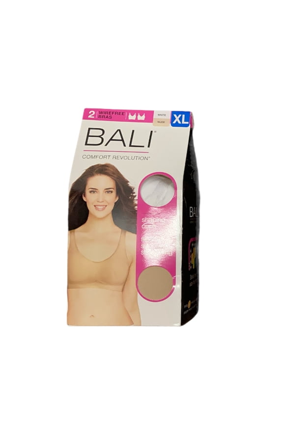 Women's Comfort Revolution Flexible Wireless Shaping Bra, 2 Pack